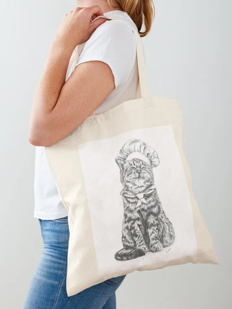 

Chef Purrs-a-Lot Tote Bag shopper bag woman personalized tote Canvas stote bag cute pouch