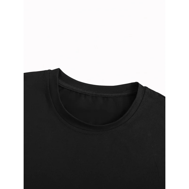 Men's Cartoon Bear Printed Short Sleeve Round Neck T-Shirt And Drawstring Waist Shorts Set, Summer