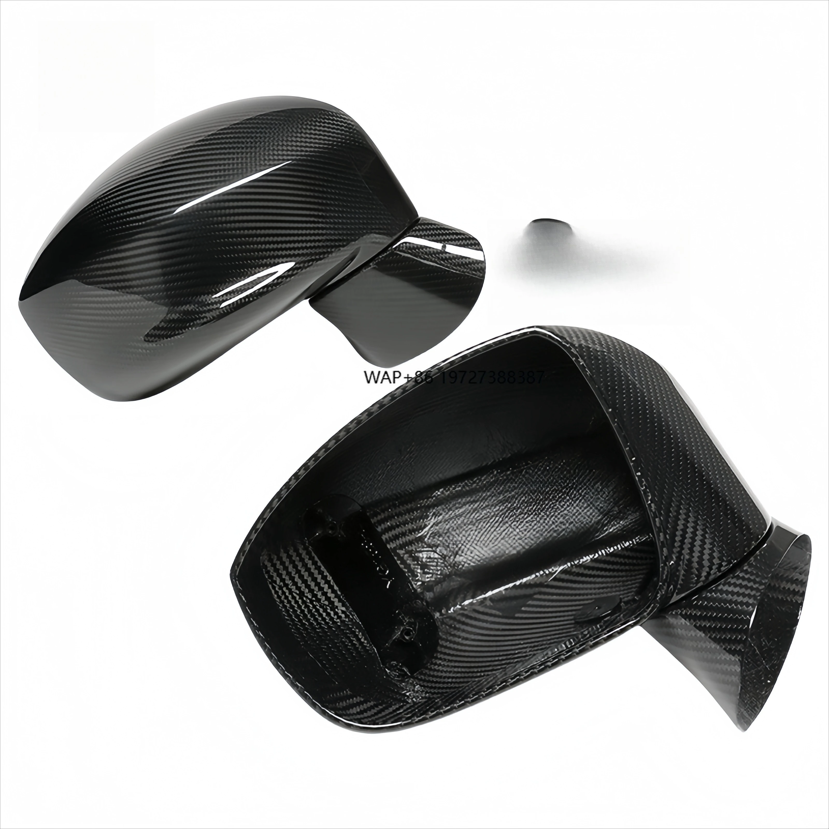 

For R35 Real Carbon Fiber Rear View Mirror Cover Accessory Compatible Replacement Car Side Rearview Caps Shell