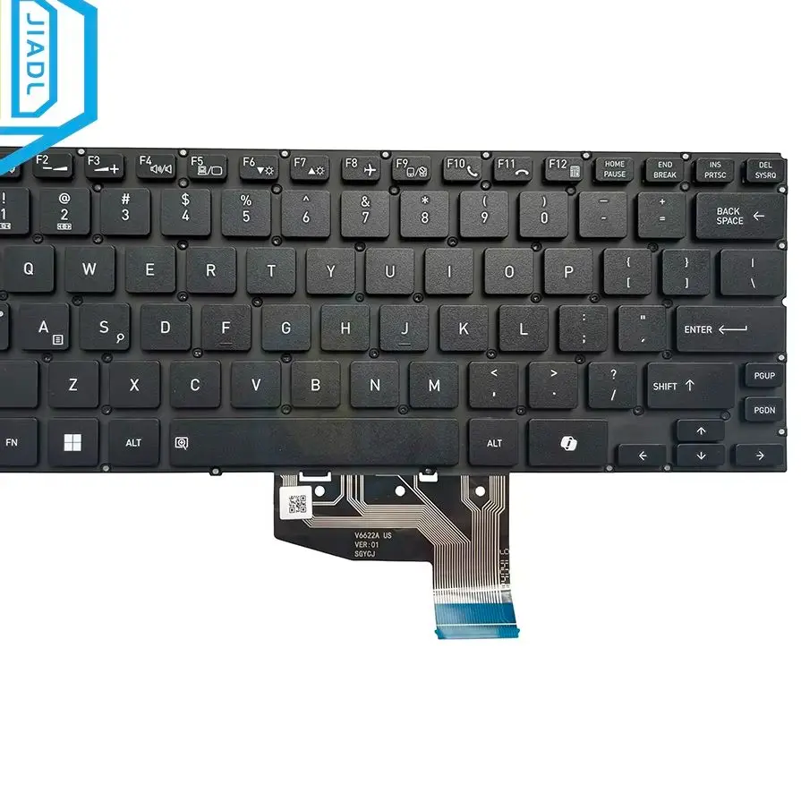 US RU Backlit Keyboard For V6622A DYNABOOK Z40L-M X40-M X40L-M A40-M English Russian Notebook Keyboard Replacement