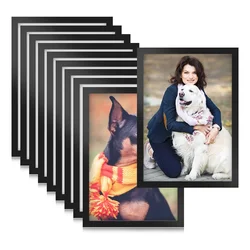 10PCS A5 Magnetic Diamond Art Frames, Self Adhesive Magnetic Picture Frame Diamond Painting Frames Display Frame Black