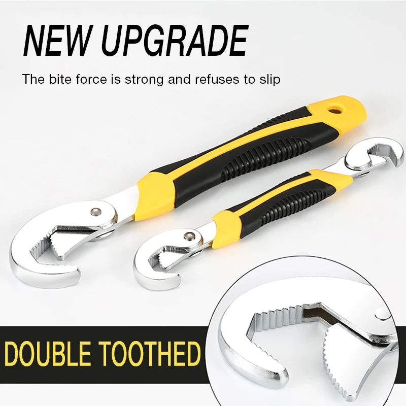 DTBDอาชีพMulti-Function Universal Adjustable KeyชุดประแจSnapเครื่องมือสำหรับNutsรูปทรงและขนาด