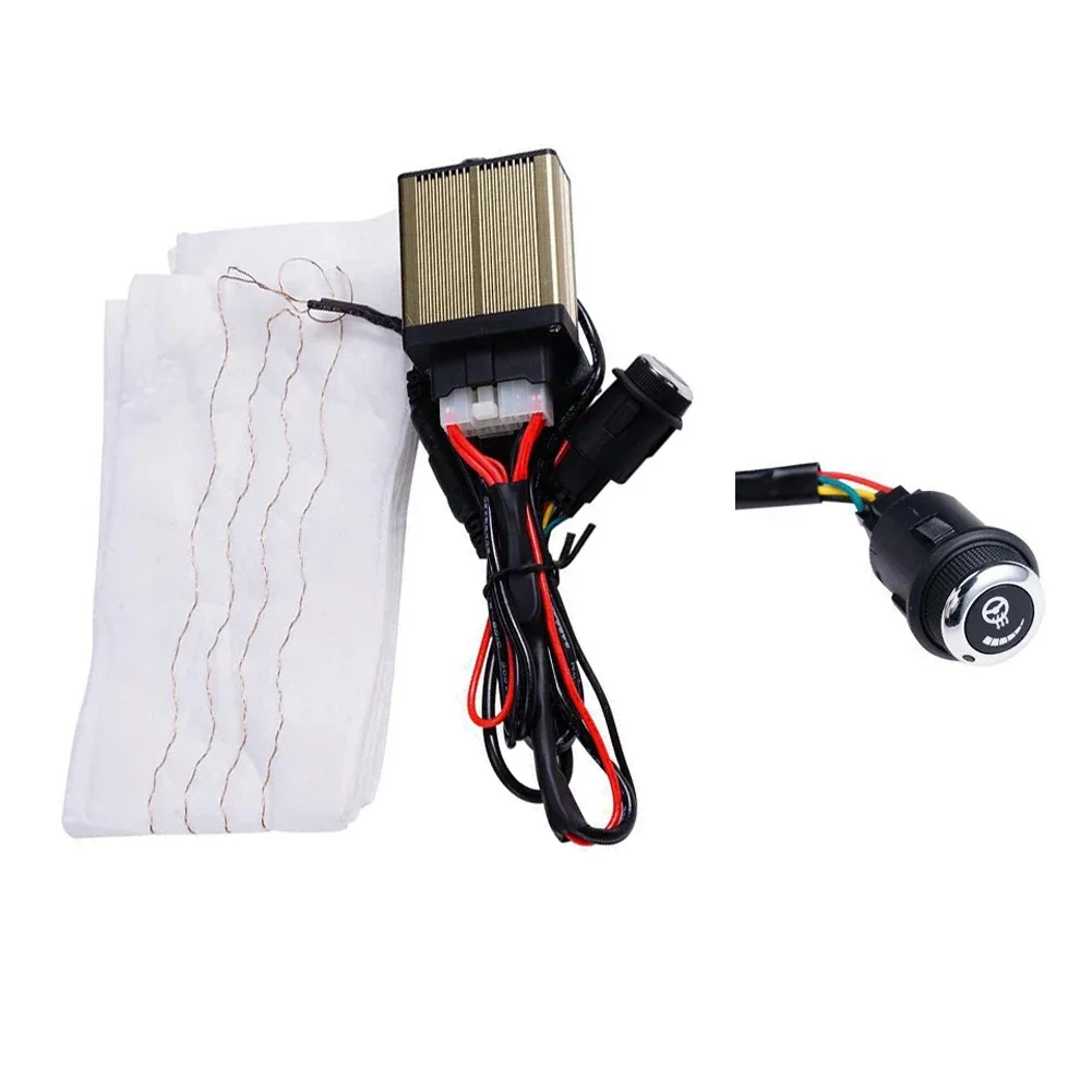

Heated Comfort Accessory Steering Wheel Cover Designed to Fit Most Vehicles with User Friendly Installation Components