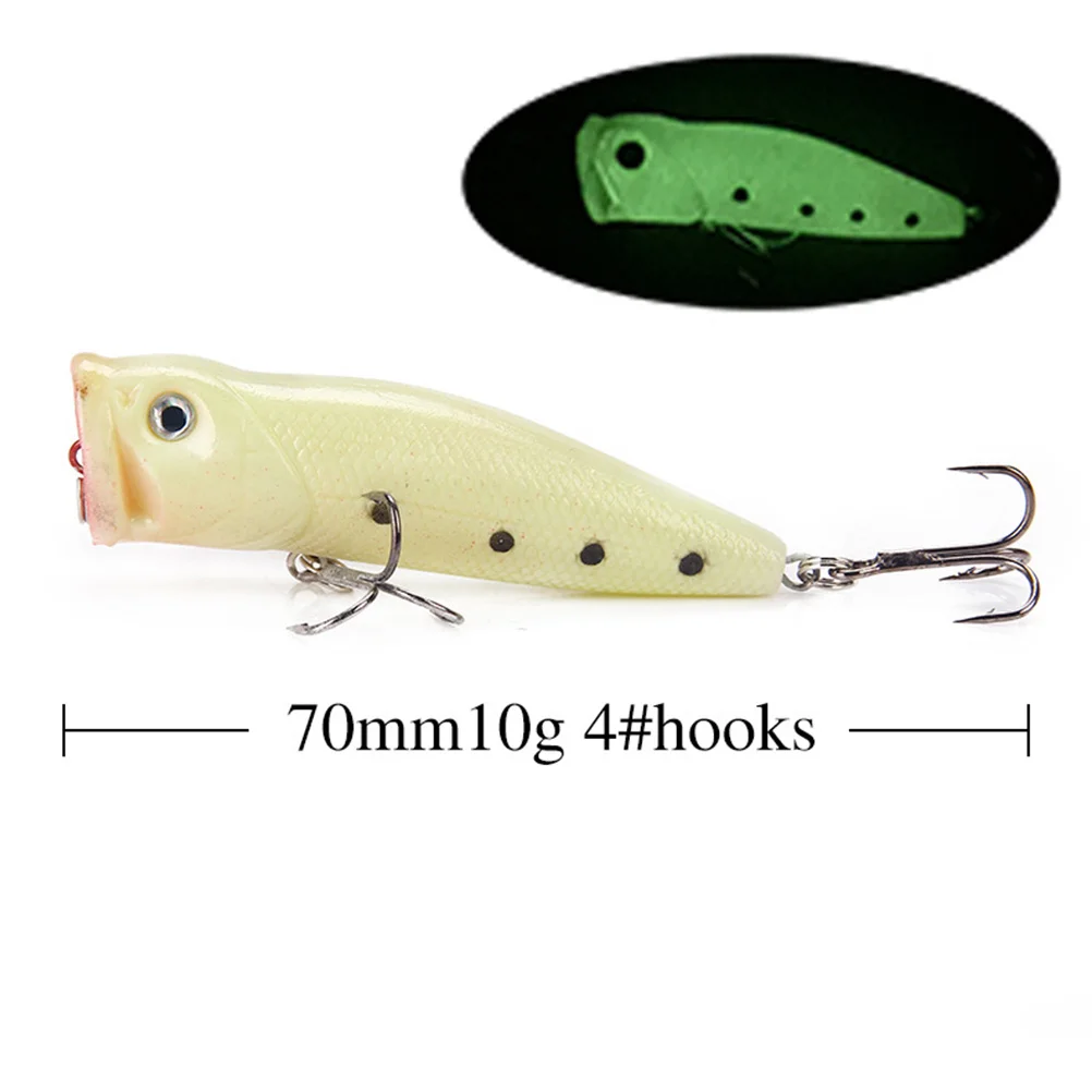 

5Pcs Luminous Night Glow Fishing Lures 3D Realistic Hard Baits Bionic Life-Like Simulation Baits Outdoor Fishing Accessories