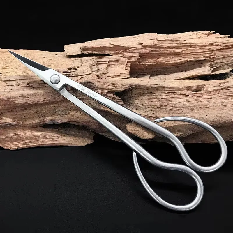 Standard Grade Long Handle Bonsai Scissors, 3Cr13 Aço de liga, Ferramentas Bonsai, Tesoura De Poda Ramo, 180mm