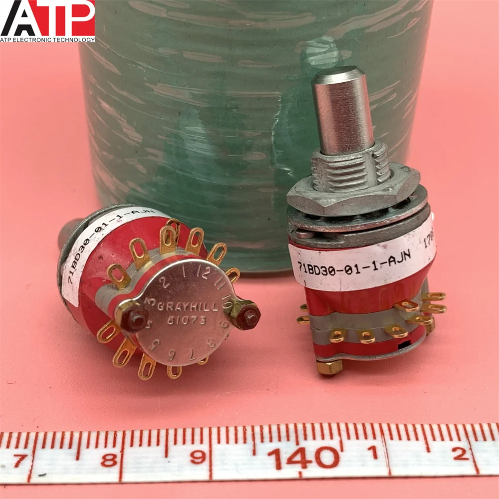 

Free shipping 1PCS 71BD30-01-1-AJN new Grayhill band rotary switch genuine goods spot map import welcome to consult and order.