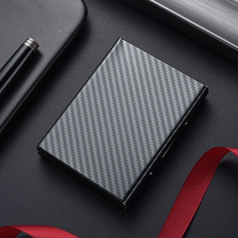 ธุรกิจ 6/10 ช่องใส่บัตรเครดิต Anti RFID Slim ID Cardholder สแตนเลสโลหะกรณีปอร์เต้คาร์เต้ทราเวล