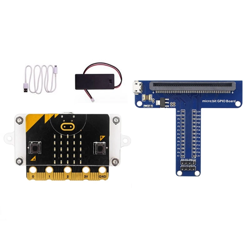 Bbcmicrobit V2.0 Motherboard Black Plastic+Metal An Introduction To Graphical Programmable Learning Development Board