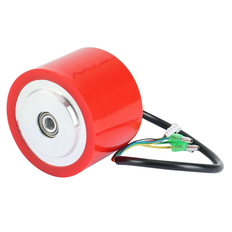 75mm Hub Motor Wheel Electric Skateboard Brushless Motor Wheels Kits for SkateBoard Sports Accessories,Red