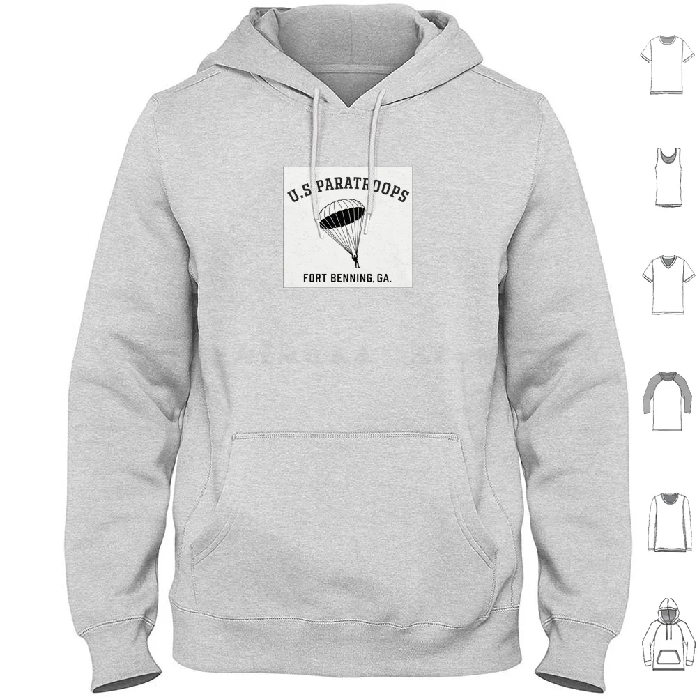 Us Paratrooper Fort Benning Hoodies Long Sleeve Us Paratrooper Camp Toccoa Us Paratrooper Us Paratrooper Fort Benning
