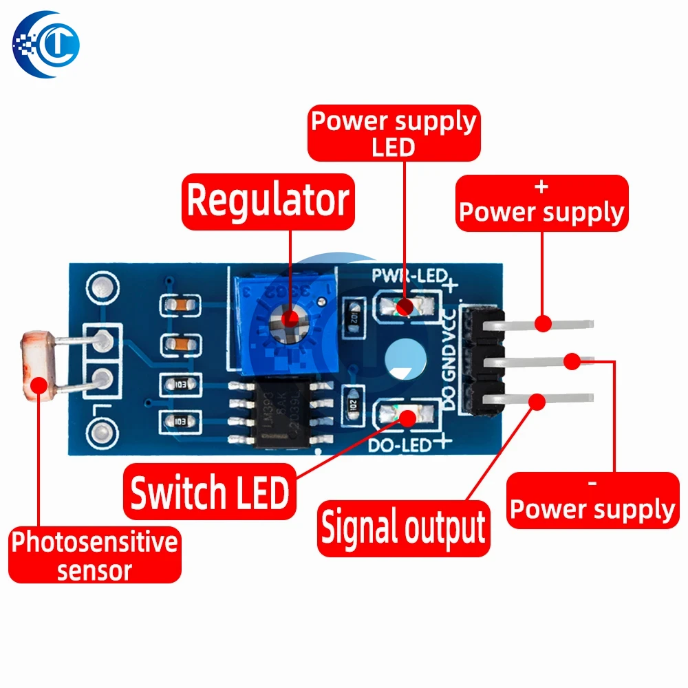 وحدة الاستشعار الحساسة للضوء LDR المحدثة: متوافقة مع Arduino - لكشف شدة الضوء والسطوع