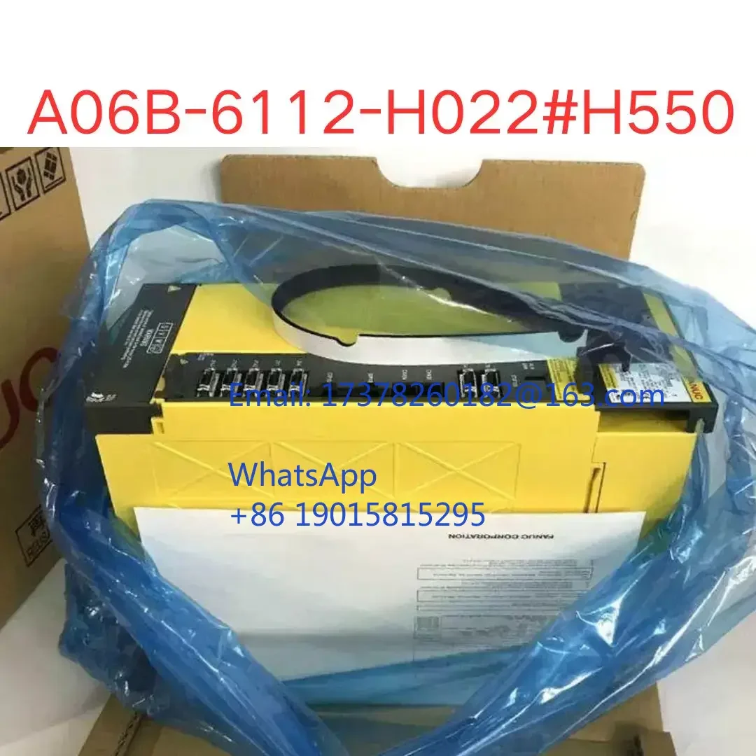 

Совершенно новый A06B-6112-H022 # Привод H550 Быстрая доставка