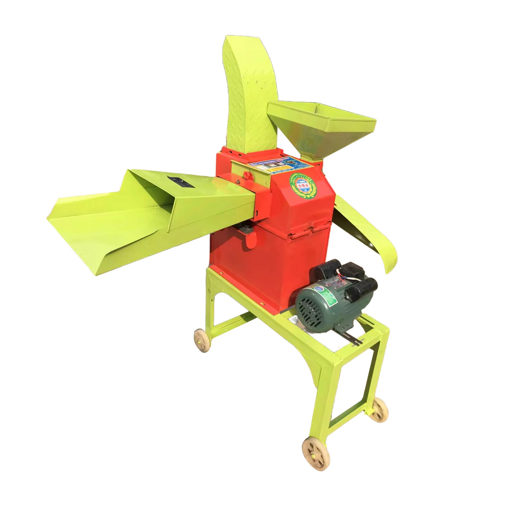 New Animal Grass Straw Soybean Corn Feed Crusher Kneading Machine for Farm Multifunction Chaff Cutter Chopper