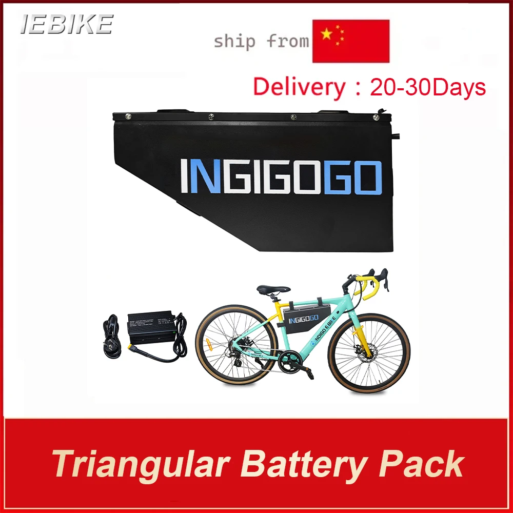 

52V 35Ah 45Ah Original Ebike BatteryTriangle Lithium Battery 48V 45Ah 50Ah Huge Capacity Hard Case Pack For 1000W 1500W
