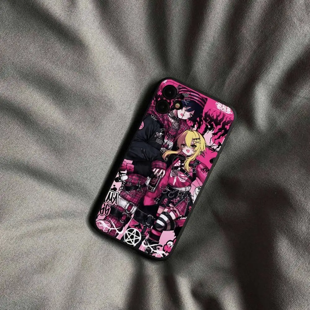 Love Black And Cute Emo Phone Case For IPhone 17/16/15/13/14 Pro Max/ 11Plus/X/Xr/Xs Max/12mini - view 6