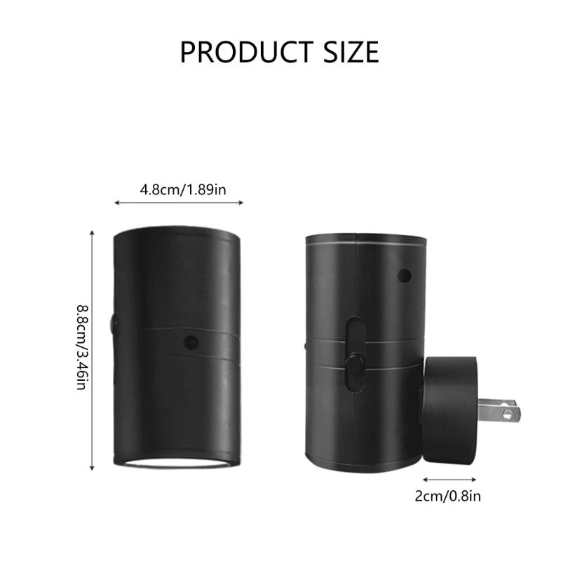 

J6PD Soft Glowing Light Motion Night Light LED Stair Lighting Plug In Night Light Suitable for Hallway and Bathroom