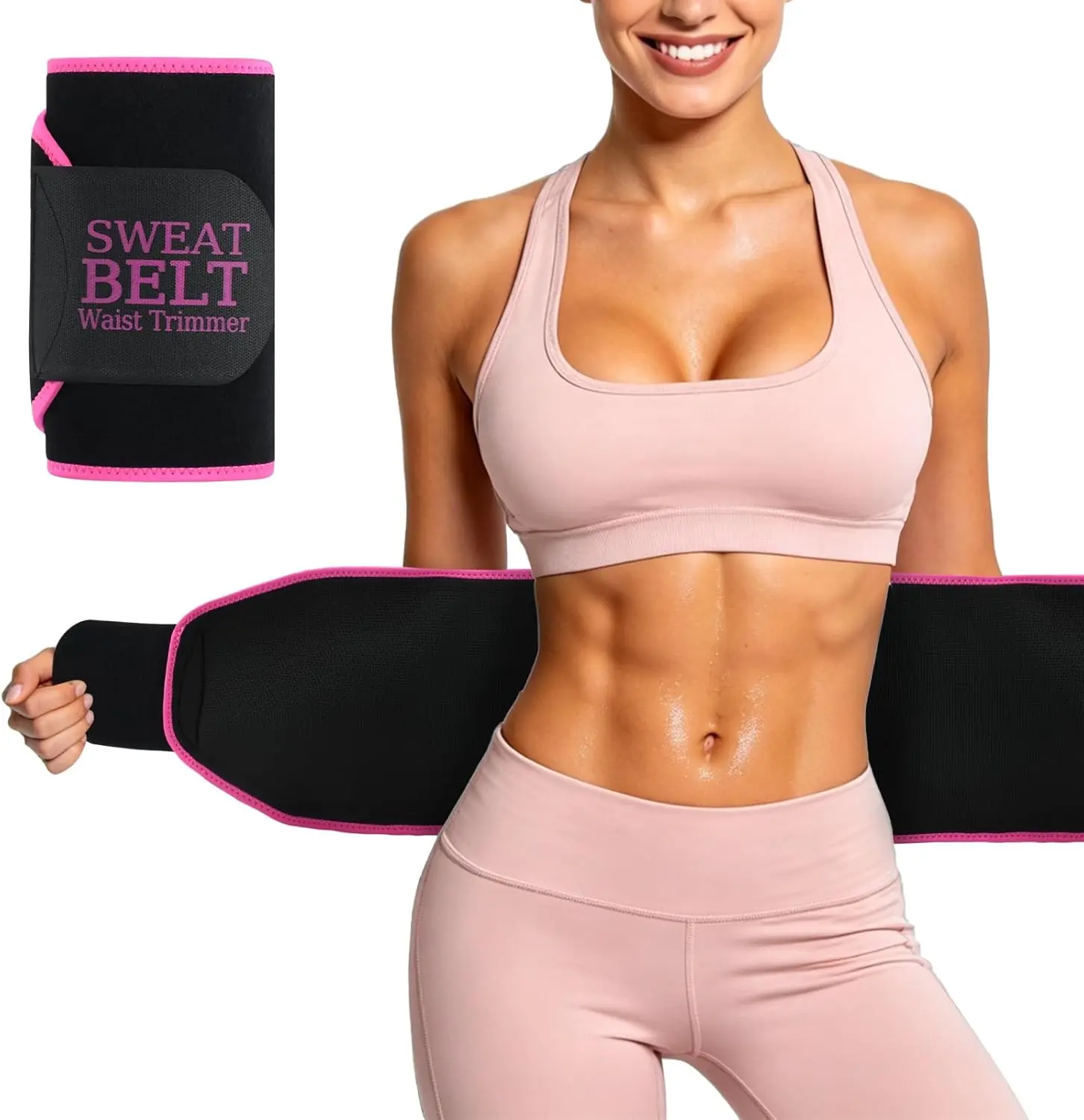 

Waist Trainer for Women Lower Belly Fat, Waist Sweat Band, Tummy Control & Workout Trimmer