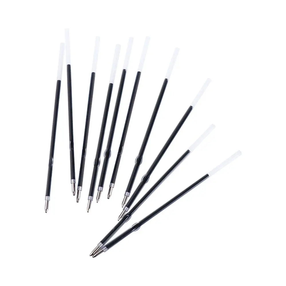 Quality 100pcs 0.7mm Replacement Refill Sign Pen School Supplies Stationery Pen Refill Ballpoint Pen Roller Pen Writing Pen