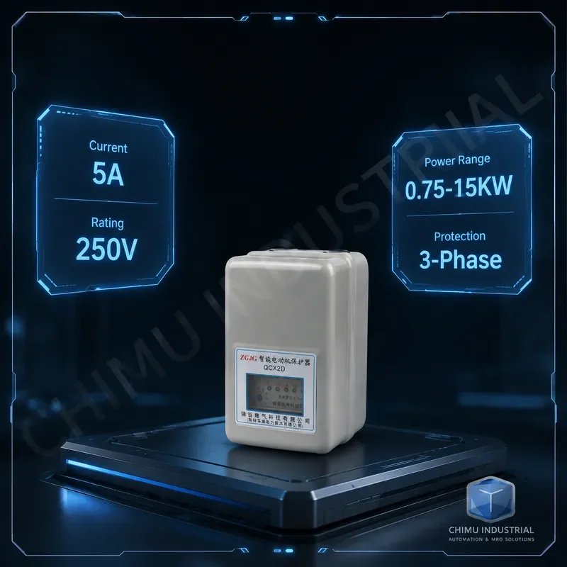 【CHIMU INDUSTRIAL】 for QCX2D Magnetic Starter 4KW 7.5KW 11KW 15KW Motor Protector DC AC