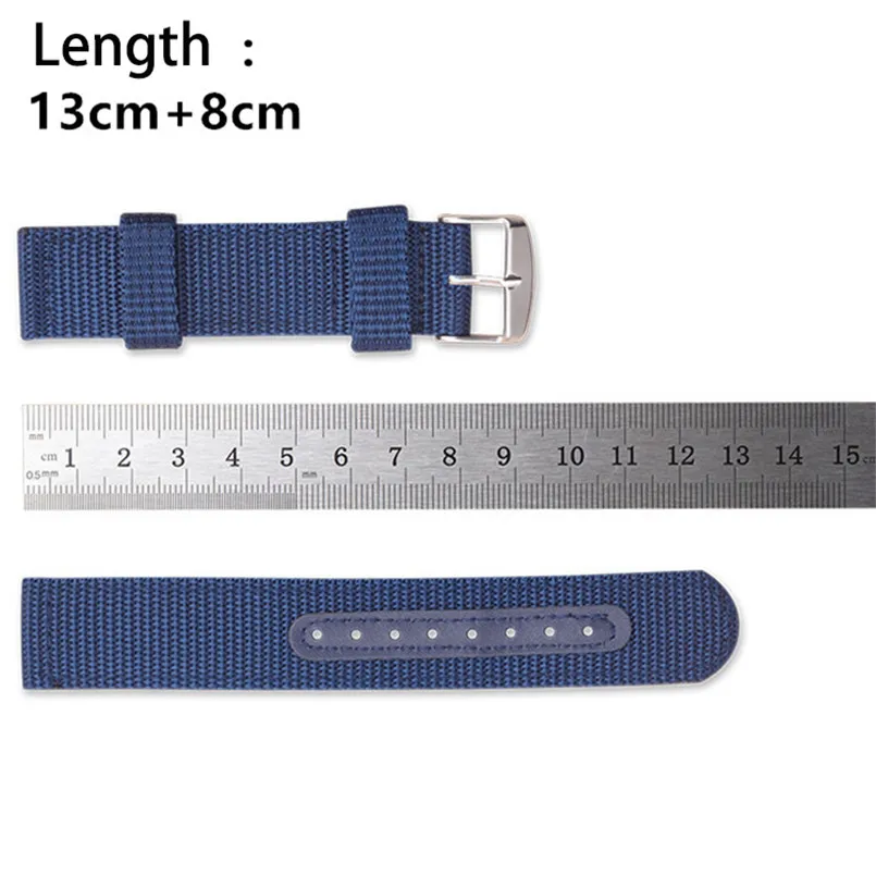 Ремешок нейлоновый для Samsung Galaxy Watch Active 2 40 44 мм, быстросъемный универсальный браслет для часов Gear S3, 18 мм 20 мм 22 мм 24 мм