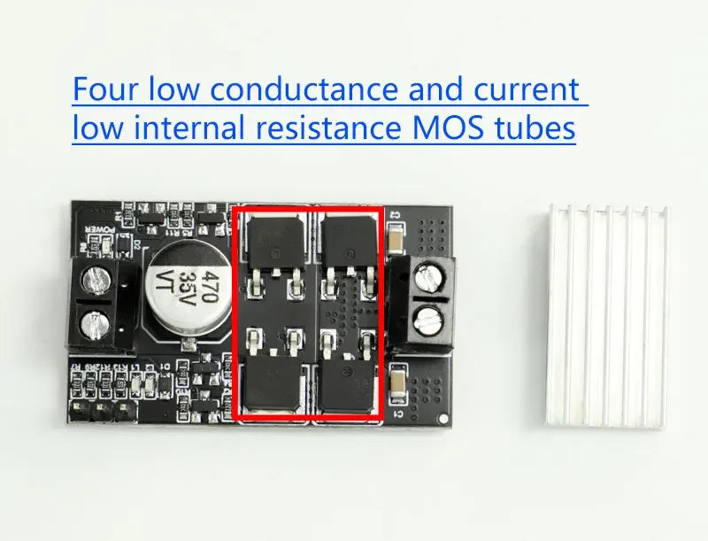 10A high-power DC motor drive module forward and reverse PWM speed regulation dimming wide voltage high current DC3-20V