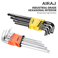 AIRAJ Allen High-strength Key Set，Allen Hex Wrench Screwdriver With Sleev Universal Torque Long Metric,for Motorcycles, Bicycles