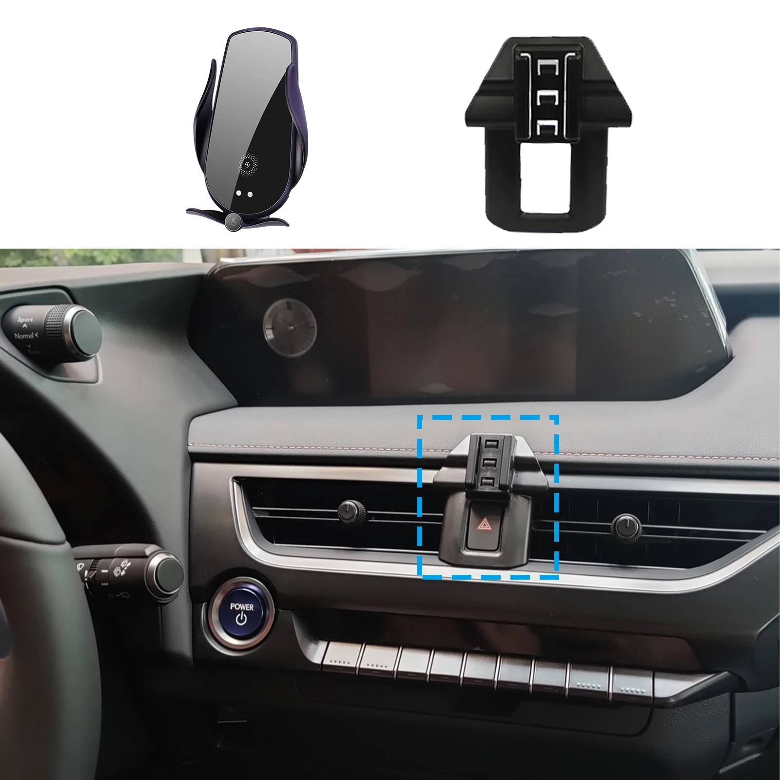 

GPS Bracket Navigation Stand Auto Accessories for Lexus UX 260h 300 2019 2020 20021 2022 2023 2025 Car Mobile Phone Holder