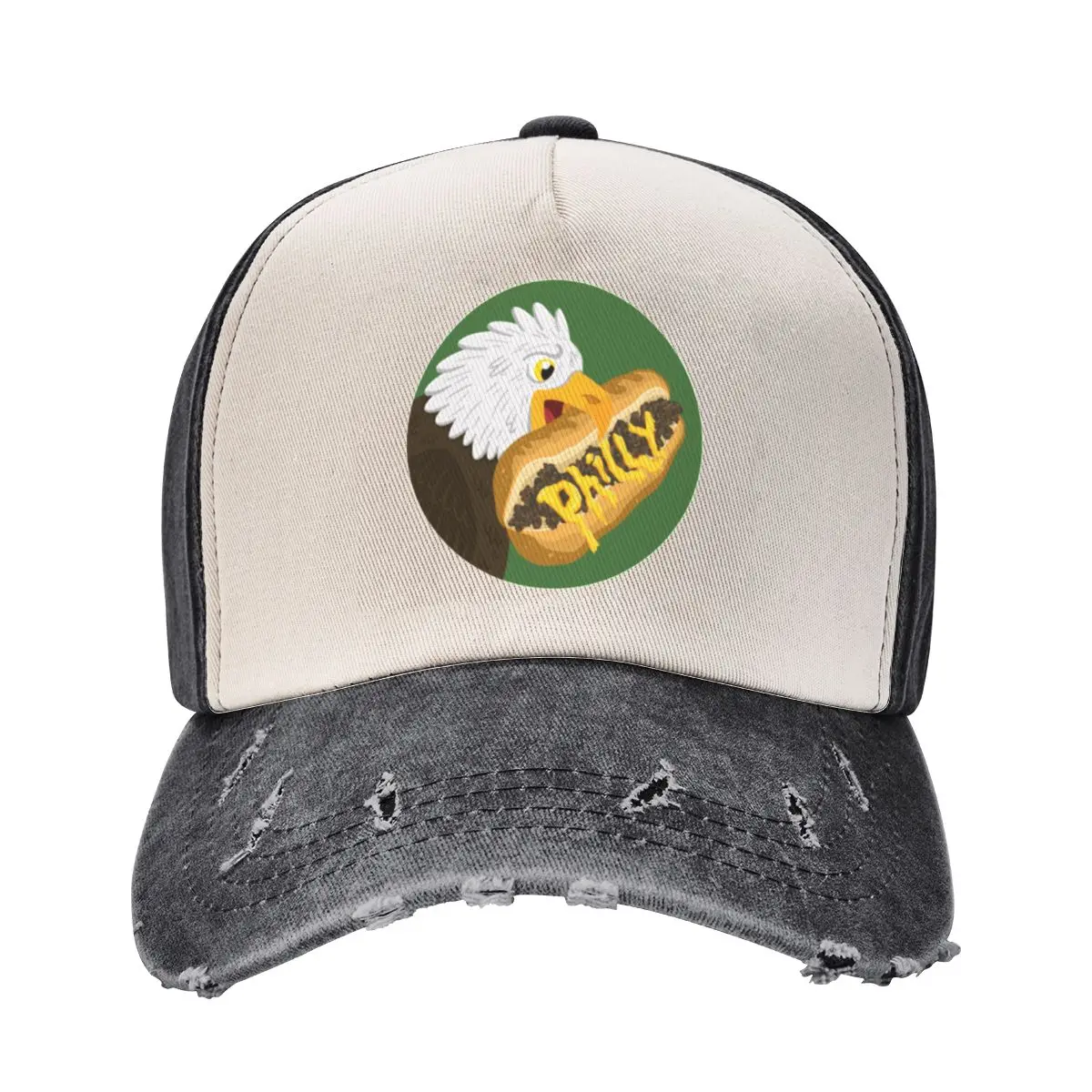 

Philly Cheesesteak Eagle Baseball Cap beach hat Custom Cap hard hat Wild Ball Hat Female Men's