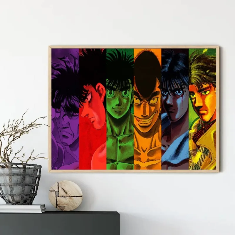 

Japanese Cartoon Anime Hajime no Ippo Poster Wall Art Prints Canvas Painting Wall Kids Bedroom Living Room Home Decor