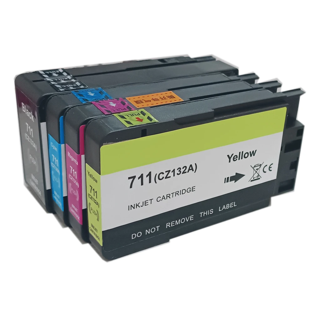 For HP711 HP711XL Compatible Ink Cartridge For HP DesignJet  T100 T120 T125 T130 T520 T525 T530 Printer