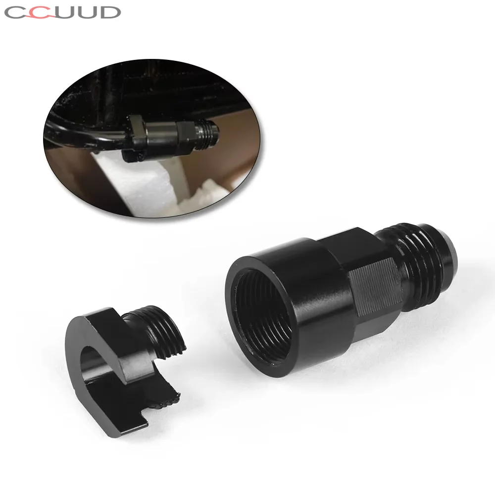 Aluminum Fuel Line EFI Adapter Fitting 6AN AN6 AN-6 Male to 3/8