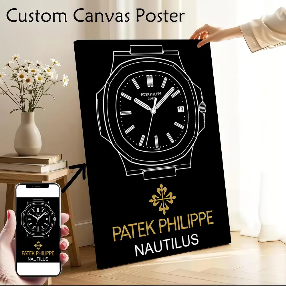 PP Nautilus Canvas Poster Customizable Printed Canvas Painting Wall Art for Fans Modern Living Room Paintings Wand Deko Mural