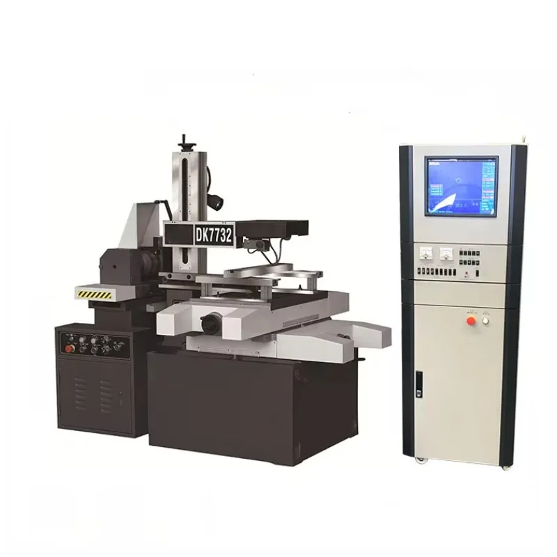 EDM Electro Discharge Wire Cutting Machine Single Side 6-Angle 80mm EDM Machine CNC Wire Cut DK7735 Both Side Machine Product
