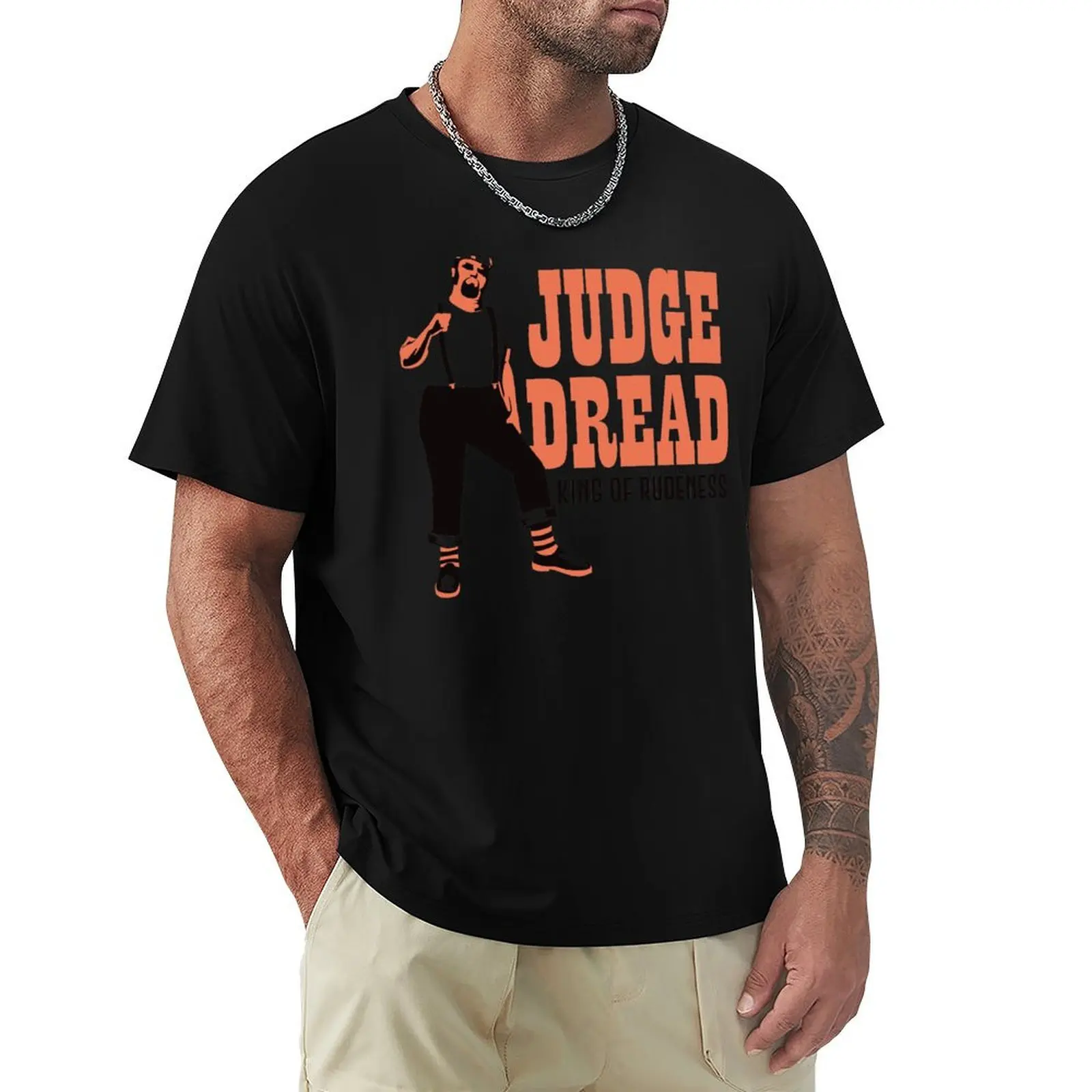 Judge Dread King Of Rudeness T-Shirt Plus Size All Match Tee Shirt