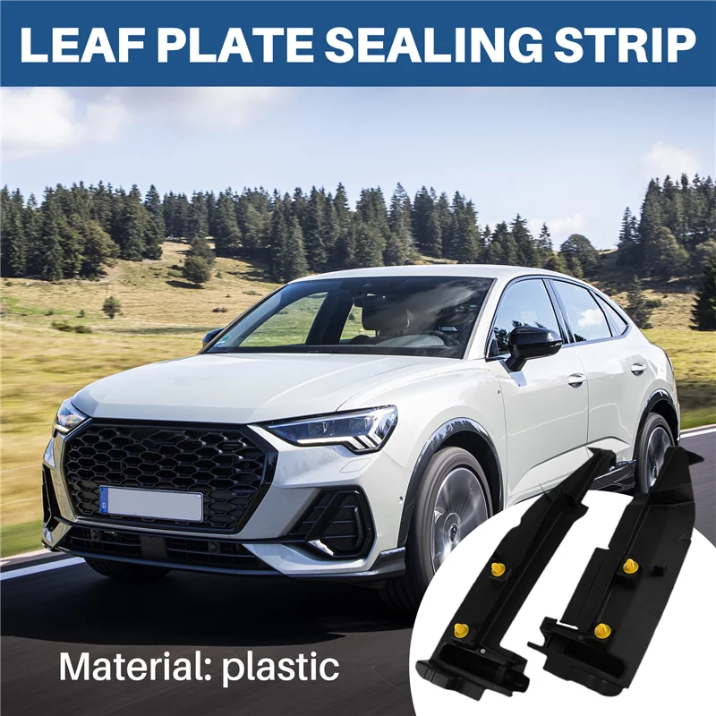 

1Pair Side Water Guide Plate 8U0821169 8U0821170 For Q3 2013-2018 Sealing Strip Leaf Plate Sealing Strip