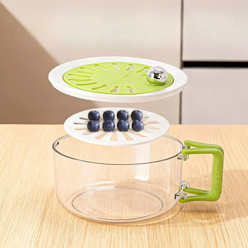 Multifunctional Kitchen Colander Household Cute Fruit Basket Water Filter Two-in-one Thickened Dehydration Washing Vegetables