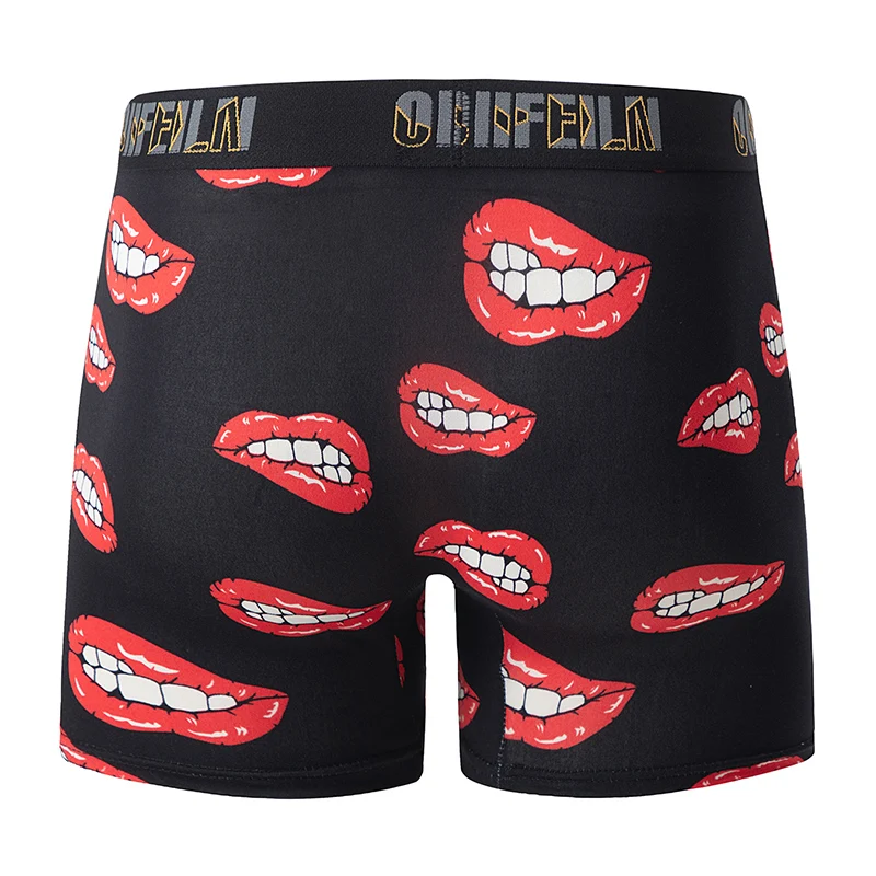 5/10 Pcs men's long parent-child underwear multi-size teenagers to adults leisure sports boyshort Joker elastic waist shorts