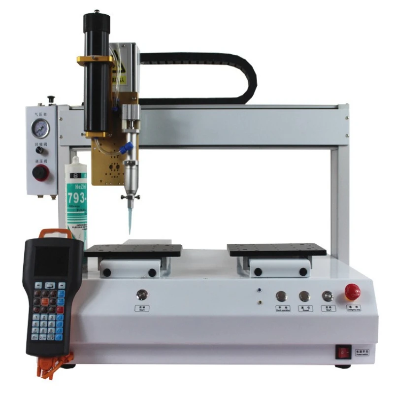 Desktop Automatic Hot Melt Glue Dispensing Machine for Electronic Industry