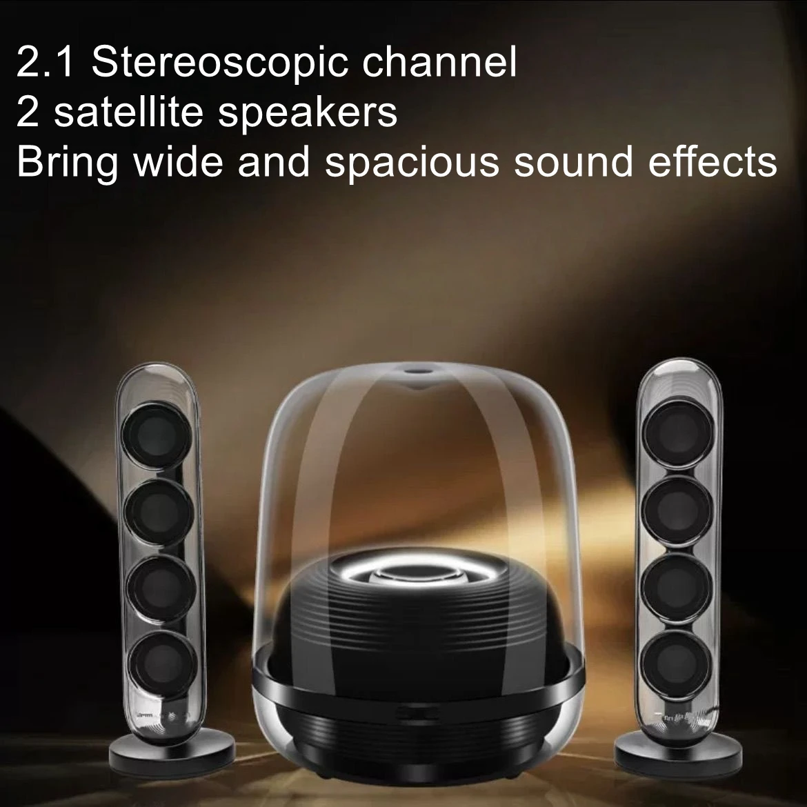 

High-Quality Bluetooth Speaker Wireless Home Desktop Audio System Voice-Activated Smart Digital Speaker Smart Voice Control