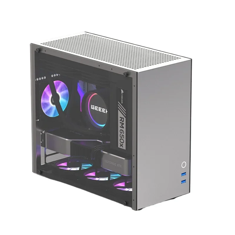 GEEEK M8 MATX Main Board ATX Power Supply 240 Water Cooling 120 Water Cooling, Aluminum Alloy Side Penetrating Chassis In Stock