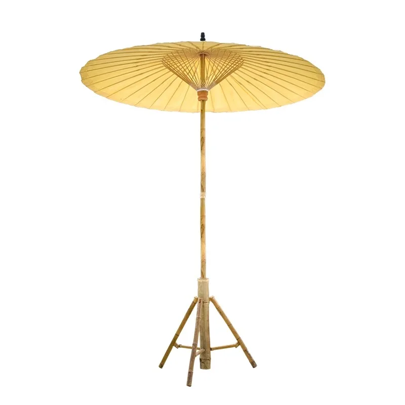 

Outdoor oil-paper umbrella parasol villa sun umbrella courtyard outdoor fireplace tea beach stall umbrella