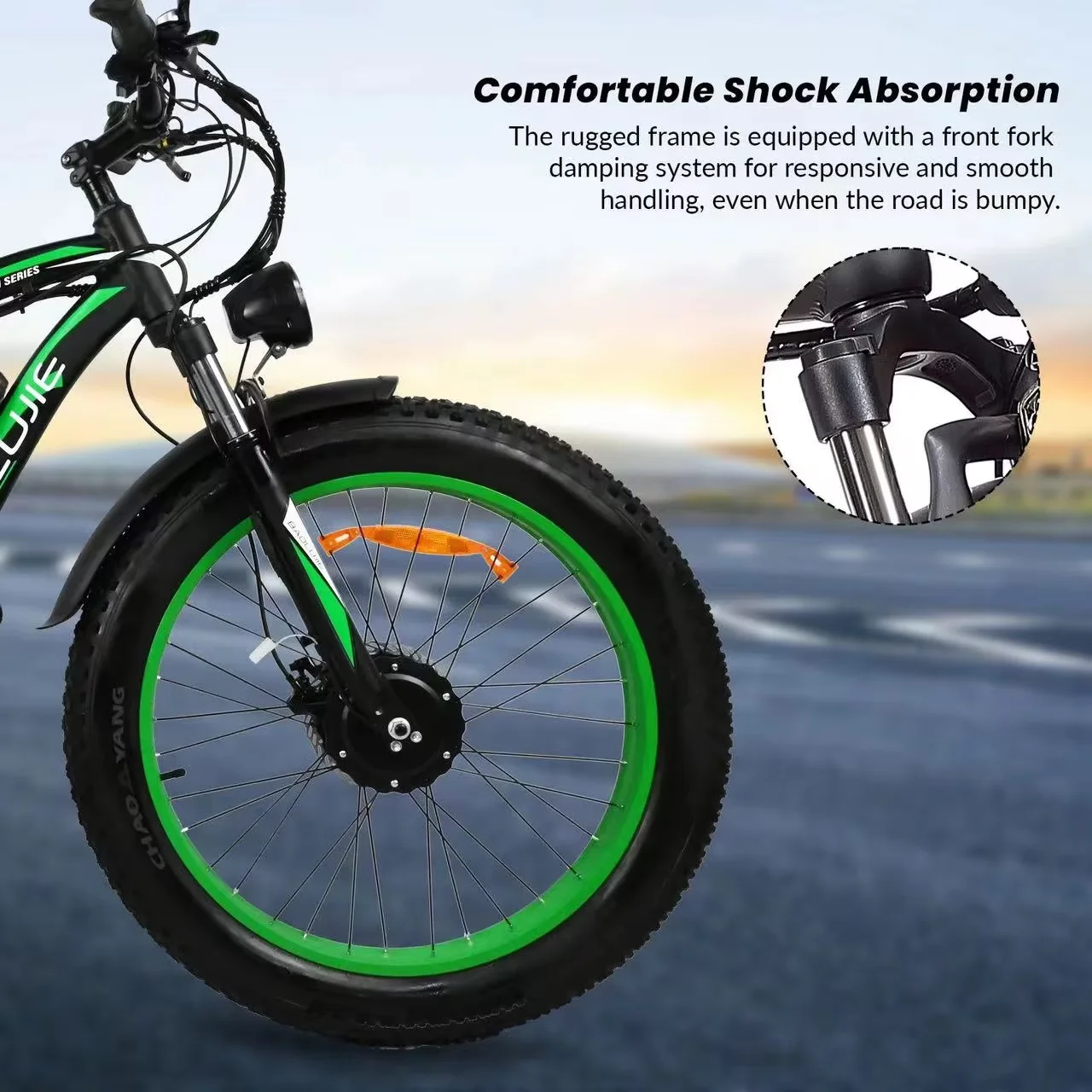 Electric Bike 2000W Dual Motor 48V20AH Lithium Battery 21 Speed E-bike Hydraulic Brake 26*4 Inch Fat Tire Snow Electric Bicycle
