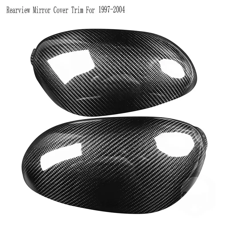 Carbon Fiber Trim For 911 996 2004 Boxster 986 1997-2004- Rearview Mirror Cover Exterior Door Mirror Cover True Design