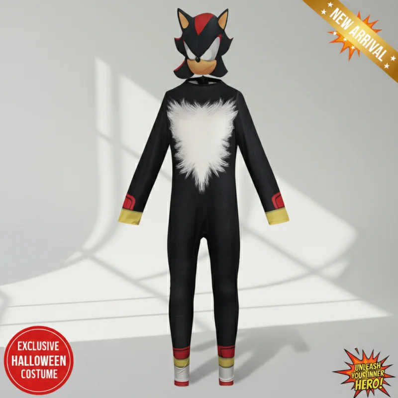 

☆SunlCos Anime Sonic Series Cosplay Jumpsuit Mask Halloween Stage Performance Costume for Adults☆