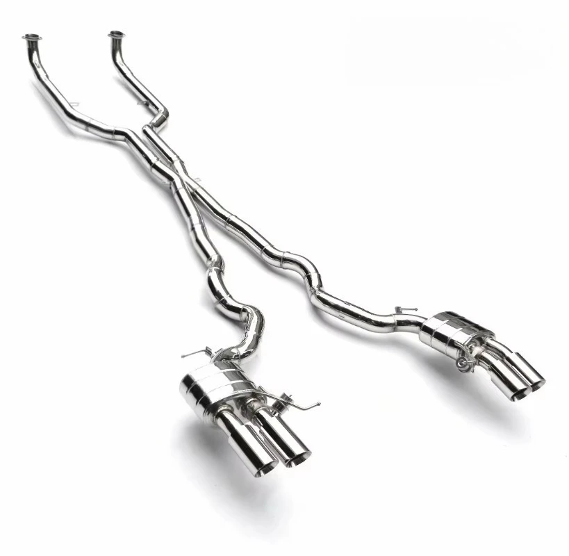 High Demand CENDE Performance Car Racing Exhaust Muffler for M6 E46 4.4T/3.5T with Stainless Steel 304 and Aggressive Sound