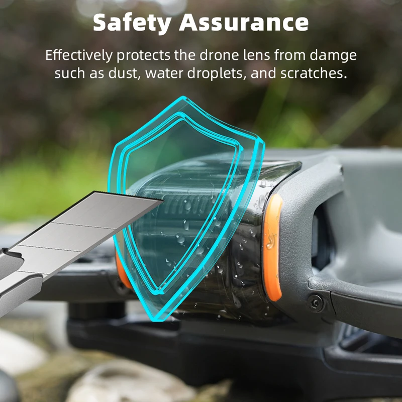 غطاء العدسة ل DJI Avata 2 الطائرة بدون طيار المضادة للتصادم واقية غطاء للعدسات كاميرا Gimbal الحرس كوادكوبتر Avata2 ملحقات طائرة بدون طيار