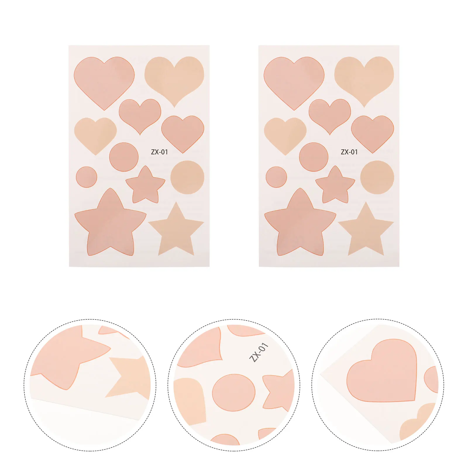 

12pcs Tattoo Cover Up Patches Ultra Thin Scar Concealer Invisible Skin Patch For Birthmarks Dark Spots Breathable Soft Sensitive
