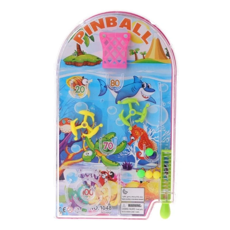 

090B Novelty Pocket Pinball Toy Funny Party Games Machine Mini Puzzle Plaything Gift