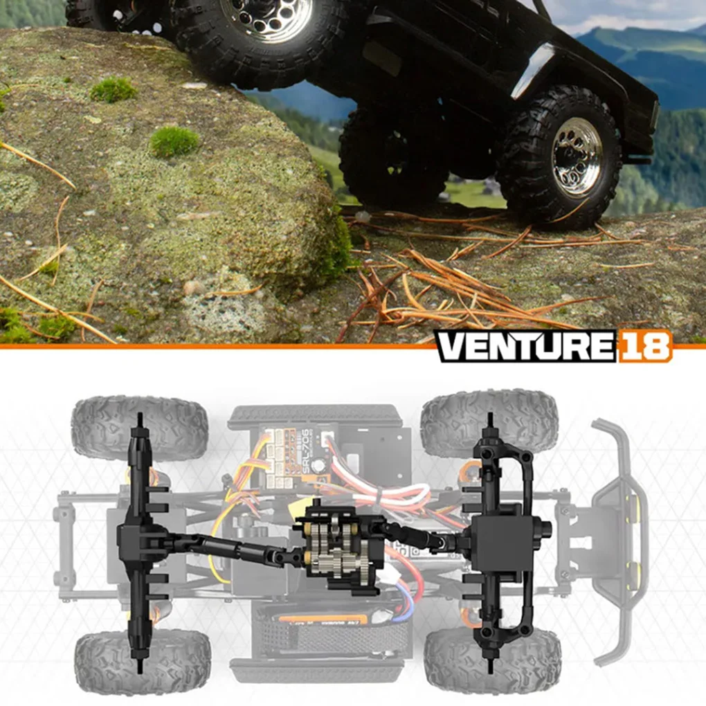 2025 novo hpi venture controle remoto escovado/sem escova simulação 1/18 hilux 4wd fora de estrada veículo de escalada brinquedo das crianças presente