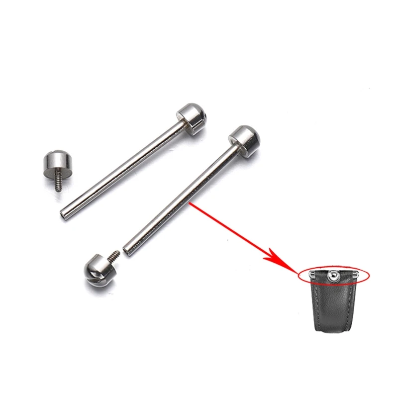 Pack of 2pcs Watch Screw Tube Rods, Universal Watch Lug Stem Strap Band Link Kit Band Connection Pins 16/18/20/22mm